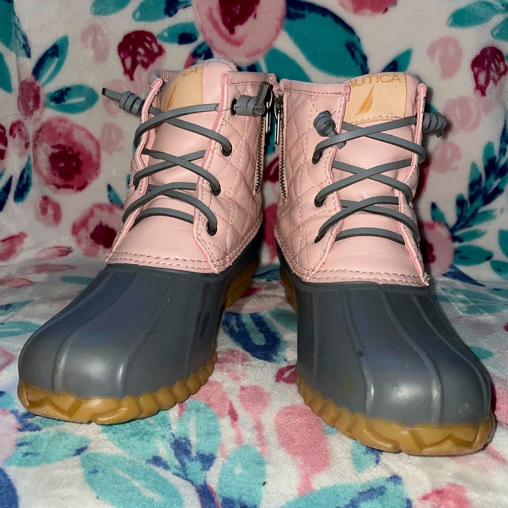 Pink Nautica Duck Boots